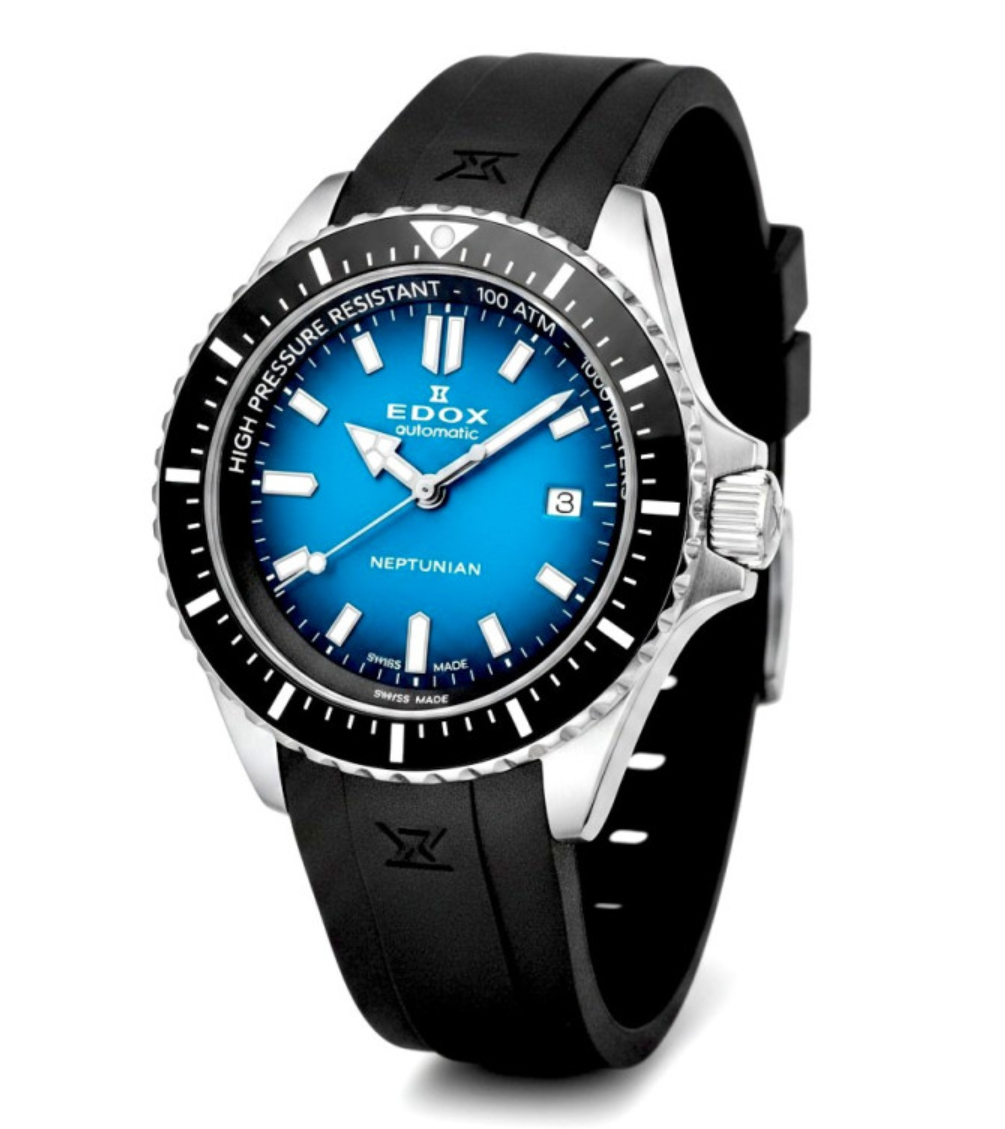 Edox SkyDiver Neptunian Automatic 44mm 80120 3NCA BUIDN